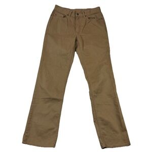 Polo Ralph Lauren Pants Mens 30x32 Navy Tan Authentic Dungarees 5 Pocket Twill